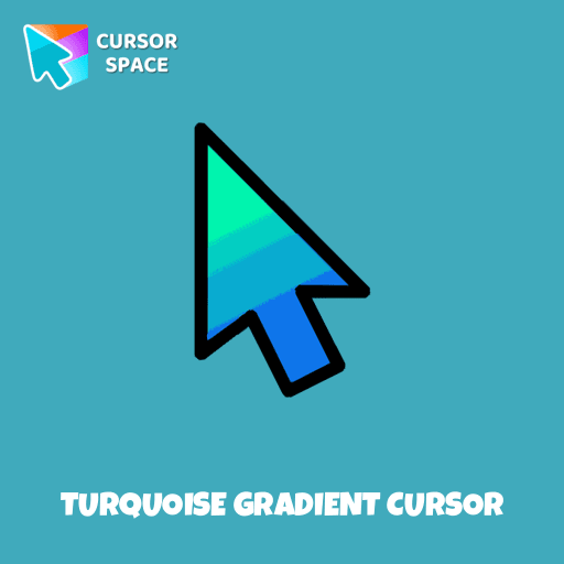 Turquoise gradient cursor